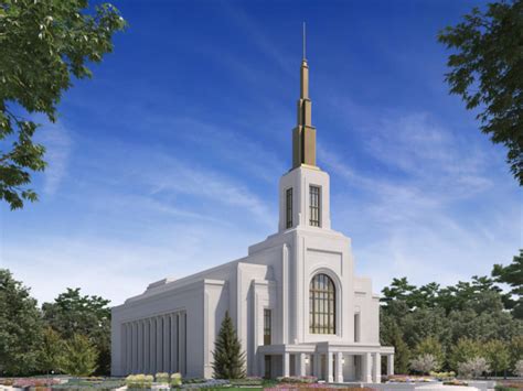 new lds temples announced today.